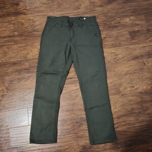 Volcom Men's Cargo Pants - Dark Green